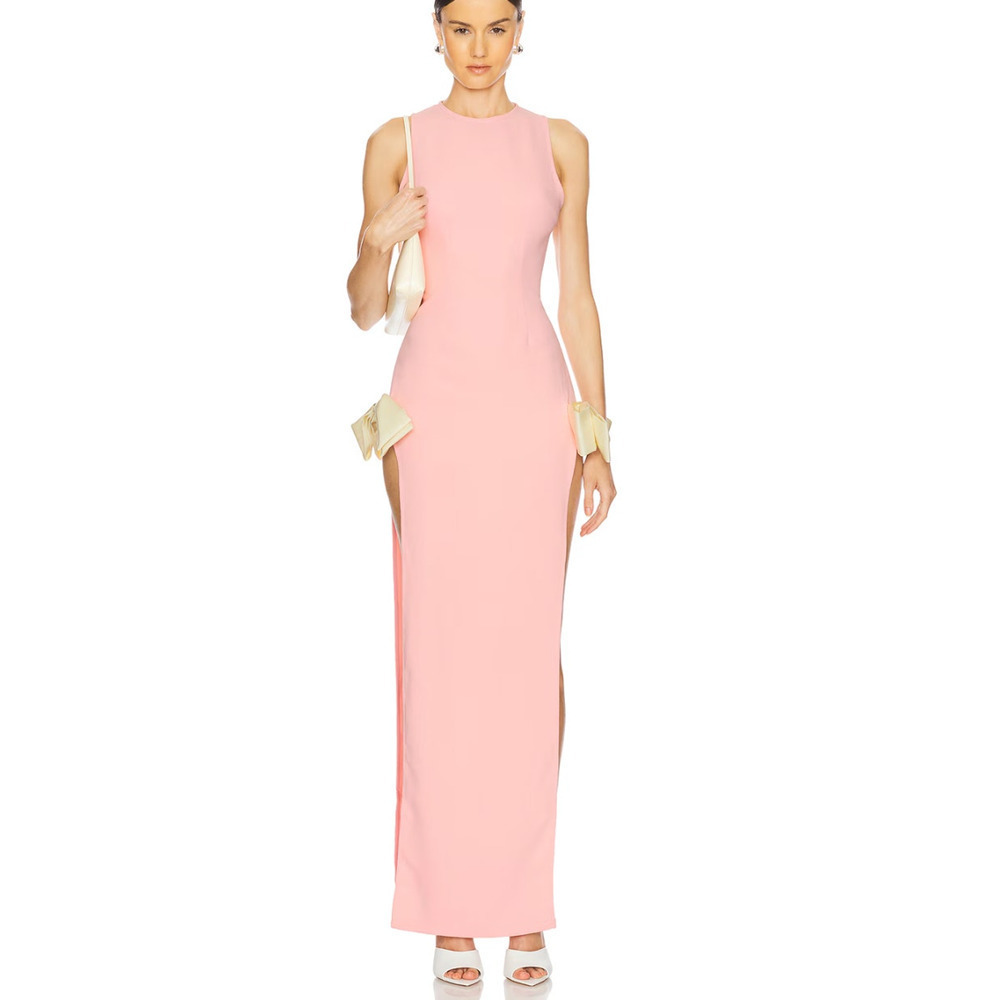 NEW REVOLVE Atoir Size 4 Jana Pink Bow Double Split Valentine Day Date Night - Picture 13 of 15